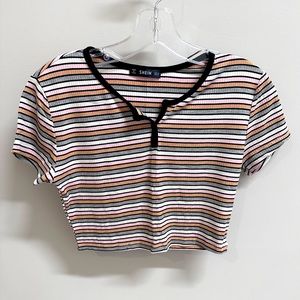 SHEIN Striped shirt top